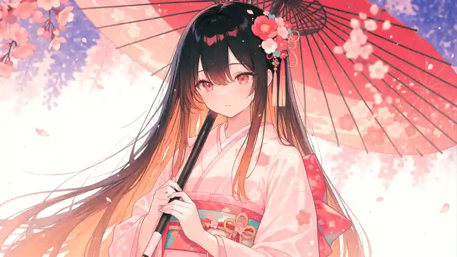 4k樱花壁纸 - 美女 - 樱花季 - 和服美女「哲风壁纸」 4k樱花壁纸 - 美女 - 樱花季 - 和服美女「哲风壁纸」