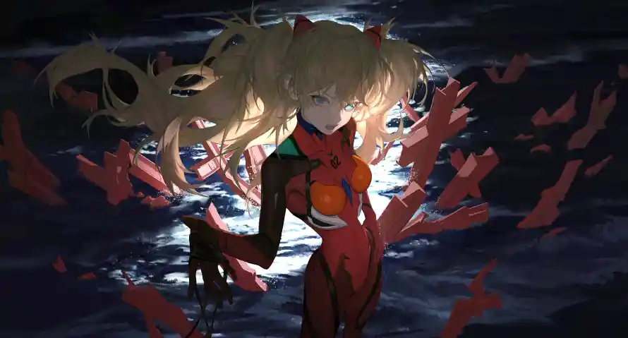 4k动漫壁纸 - eva - 明日香 - 动漫角色「哲风壁纸」