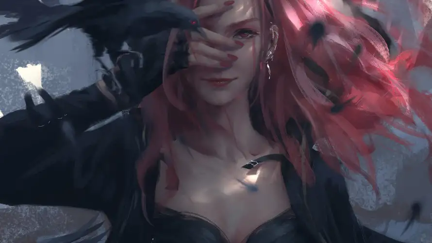 4k乌鸦壁纸 - 动漫 - LOL - 乐芙兰「哲风壁纸」