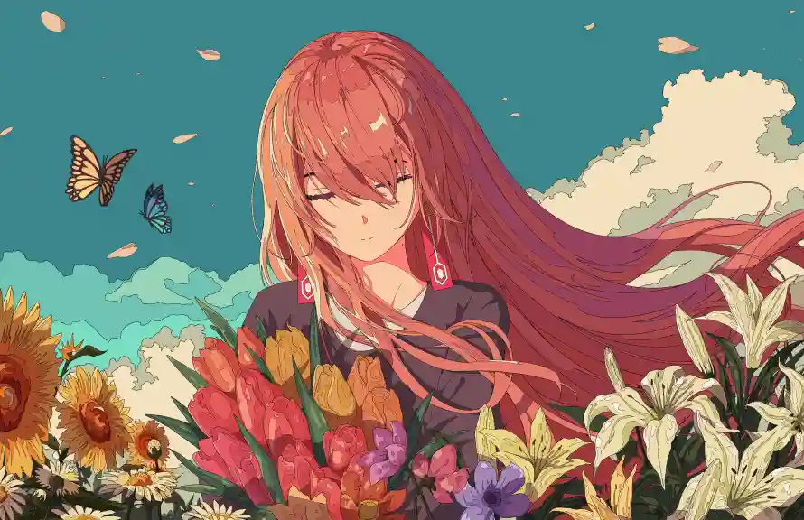 4k动漫壁纸 - 少女 - 动漫背景 - 少女插画「哲风壁纸」