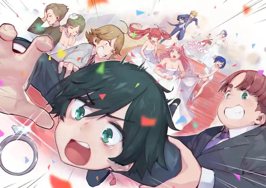 4k02壁纸 - 婚礼 - 国防队02 - darling「哲风壁纸」