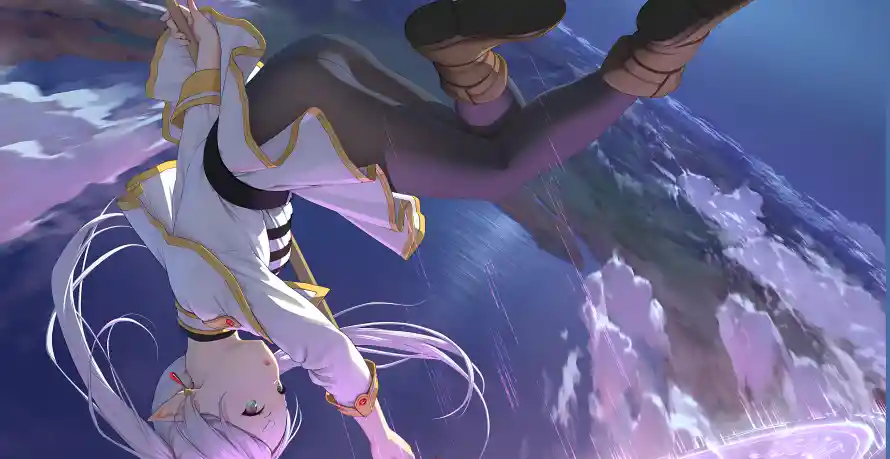 4k少女壁纸 - 星空 - 魔法 - 芙莉莲「哲风壁纸」