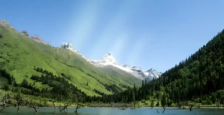 4k山景壁纸 - 山 - 森林 - 湖泊「哲风壁纸」