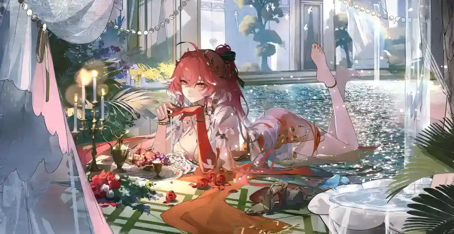 4k少女壁纸 - 鸣潮 - 动漫角色 - 室内场景「哲风壁纸」