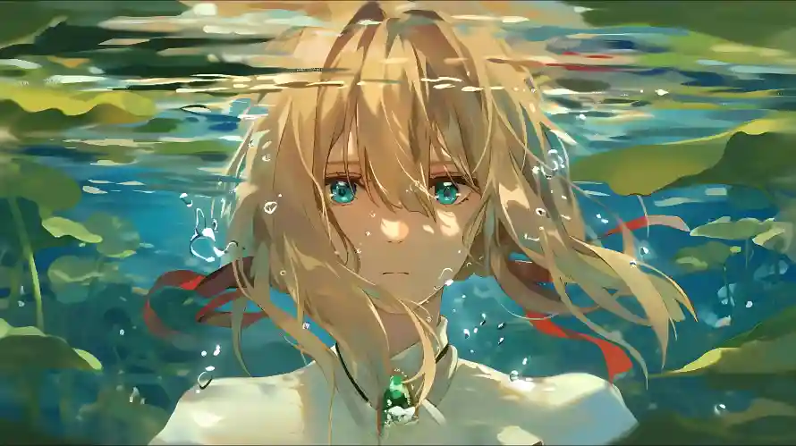4k少女壁纸-动漫插画与薇-清澈眼眸壁纸推荐「哲风壁纸」