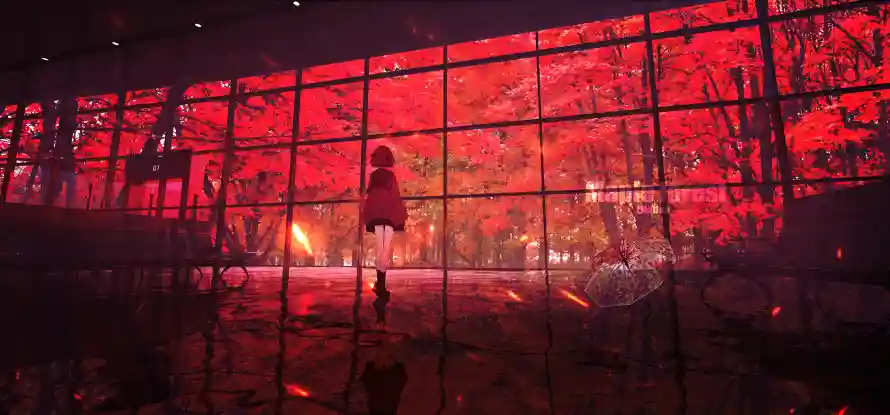 4k动漫壁纸 - 少女 - 少女动漫 - 科幻背景「哲风壁纸」