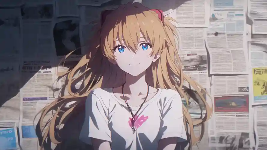 4k报纸壁纸 - eva - 二次元 - 明日香「哲风壁纸」