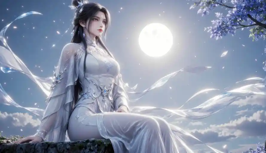 4k云端壁纸 - 仙侠 - 月夜 - 玄幻「哲风壁纸」