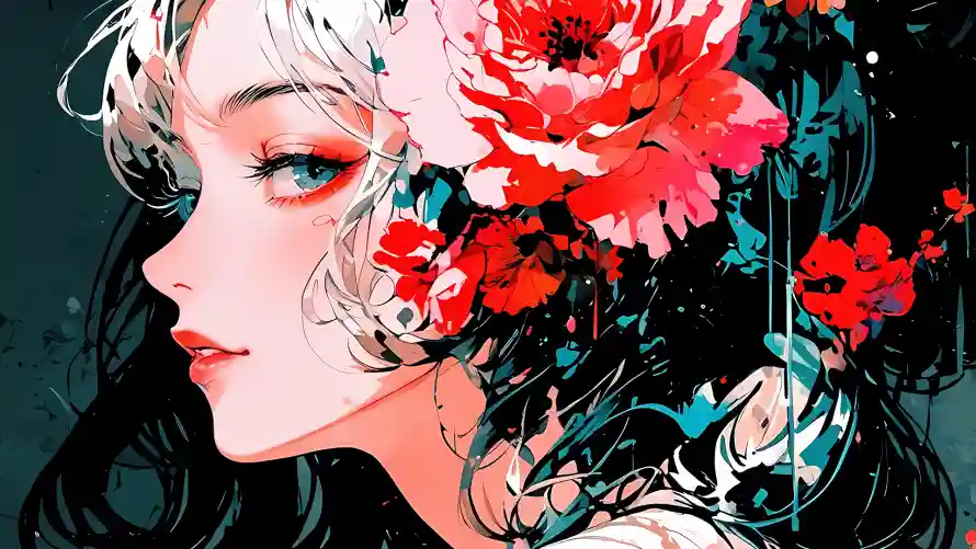 2k女生壁纸-个性背景壁纸和插画-人物插画壁纸推荐「哲风壁纸」