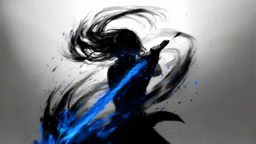 4k剑客壁纸-武侠风 - 剑气-水墨剑客免费下载「哲风壁纸」