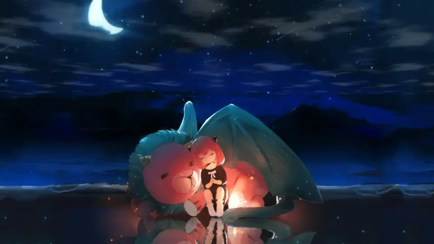 4k夜晚壁纸 - 山 - 星空 - 月夜「哲风壁纸」