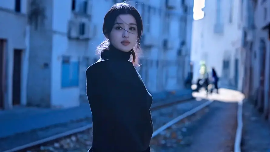 4k美女壁纸 - 王楚然 - 户外摄影 - 时尚美女「哲风壁纸」