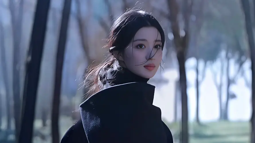 4k林间壁纸 - 美女 - 高清 - 王楚然「哲风壁纸」