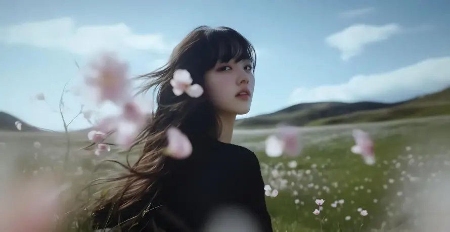 4k女生壁纸 - 美女 - 少女写真 - 户外摄影「哲风壁纸」
