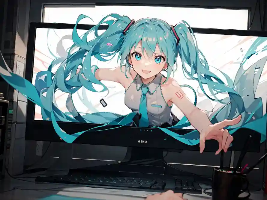 4k电脑壁纸 - 蓝色系 - 初音未来 - 动态壁纸「哲风壁纸」