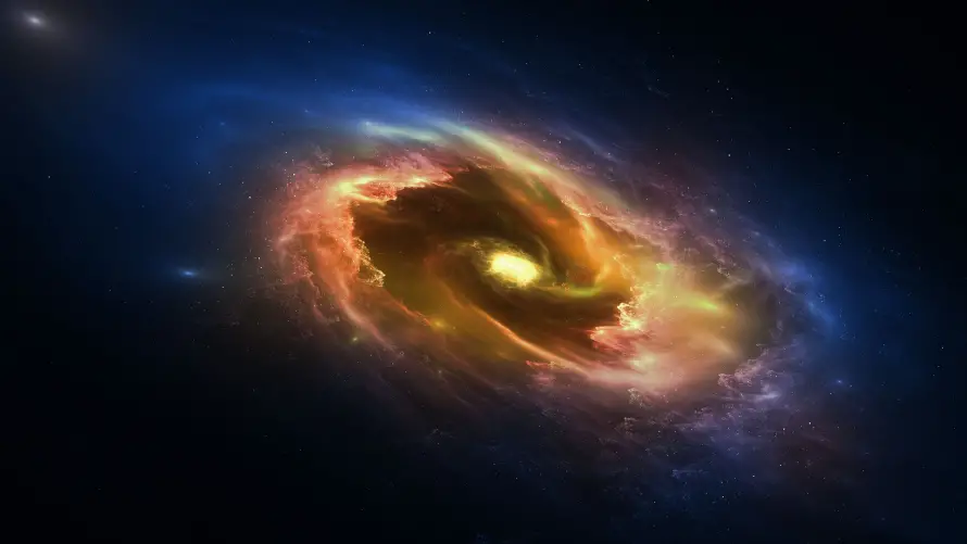 4k宇宙壁纸 - 黑 - 星云 - 星空「哲风壁纸」