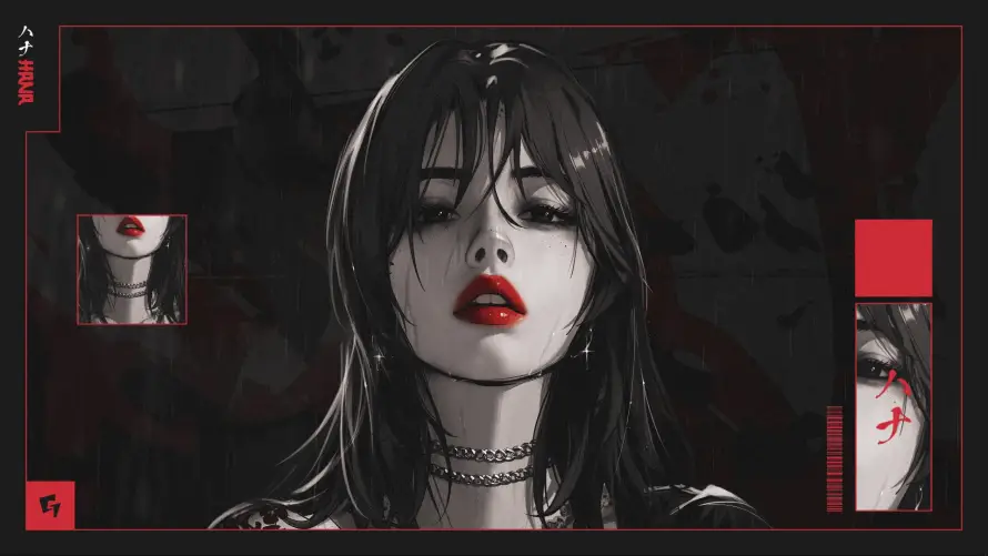 4k动漫壁纸 - 哥特 - 少女 - 插画「哲风壁纸」