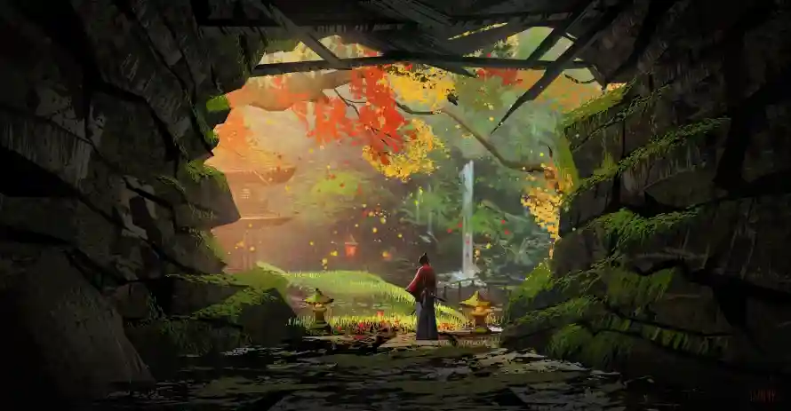 2k山洞壁纸-动漫场景和秋景-壁纸分享「哲风壁纸」
