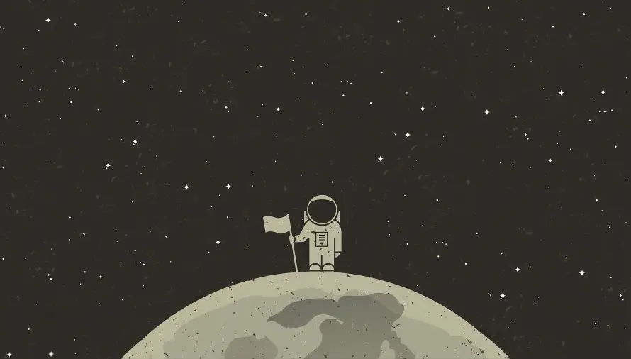 4k太空壁纸 - 宇宙 - 探索 - 月球「哲风壁纸」