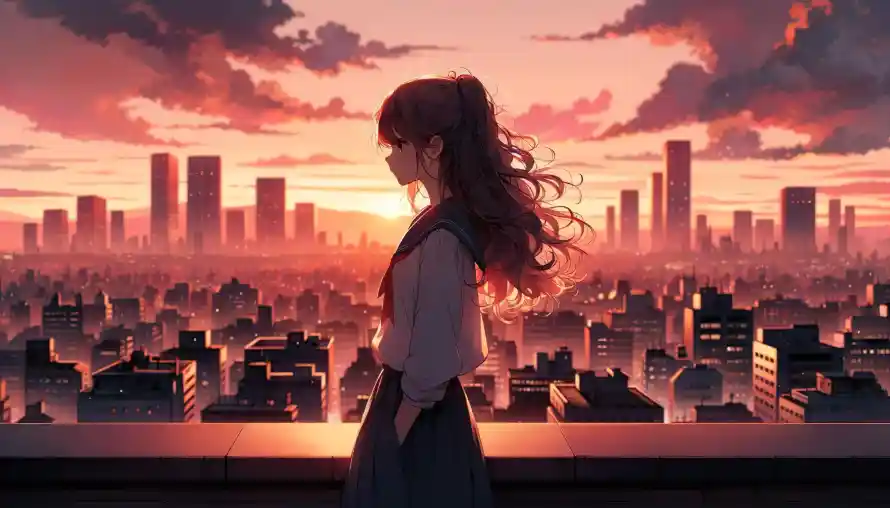4k二次元壁纸 - 城市夕阳 - 漫步夕阳 - 漫步天际「哲风壁纸」 4k二次元壁纸 - 城市夕阳 - 漫步夕阳 - 漫步天际「哲风壁纸」