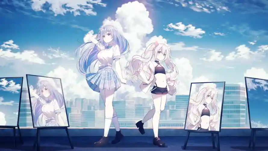 4k云端壁纸 - 动漫 - 少女 - 画架「哲风壁纸」
