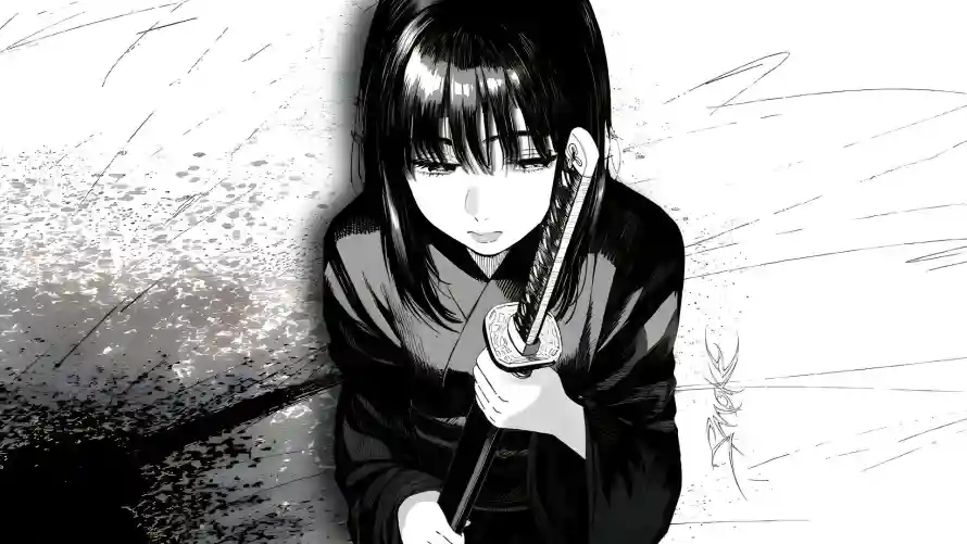2k插画壁纸-武士刀与武士-女性武士热门的壁纸「哲风壁纸」