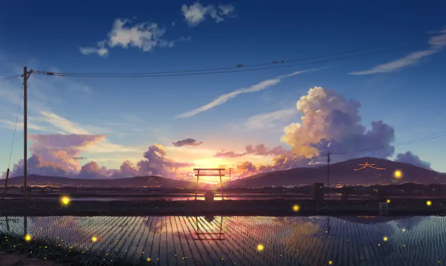 4k云彩壁纸 - 夕阳 - 天空 - 山脉「哲风壁纸」