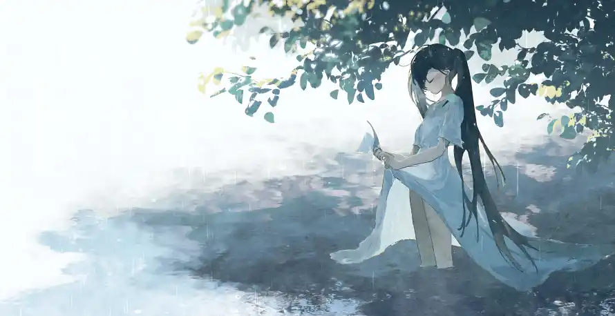 4k壁纸壁纸 - 二次元 - 古风女性 - 安逸氛围「哲风壁纸」
