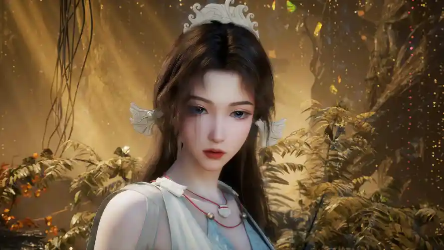 4k古风壁纸-金色背景 - 女性-凡人修仙传「哲风壁纸」