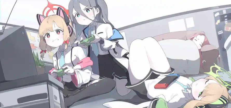 4k兽耳壁纸 - 制服 - 女孩 - 少女「哲风壁纸」