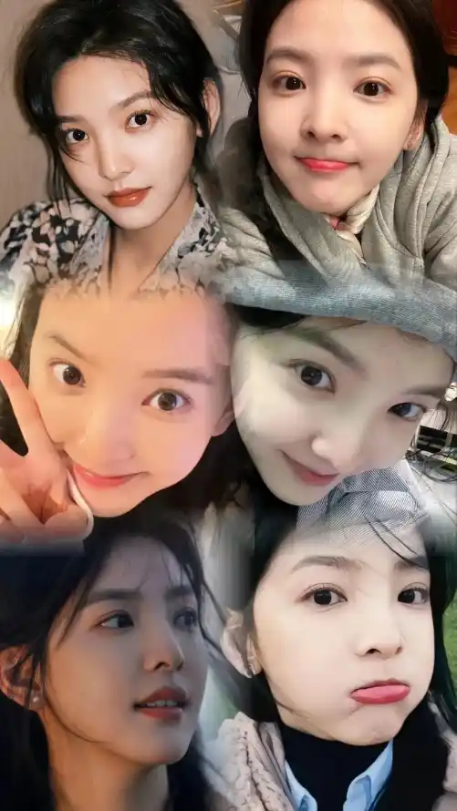 4k写真壁纸 - 少女 - 拼图 - 拼接「哲风壁纸」