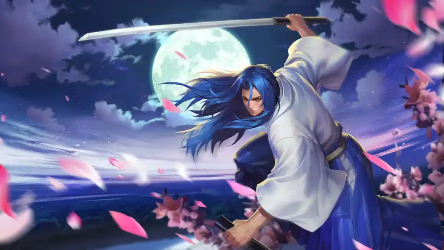4k月夜壁纸 - 樱花 - 长剑 - 橘右京「哲风壁纸」 4k月夜壁纸 - 樱花 - 长剑 - 橘右京「哲风壁纸」