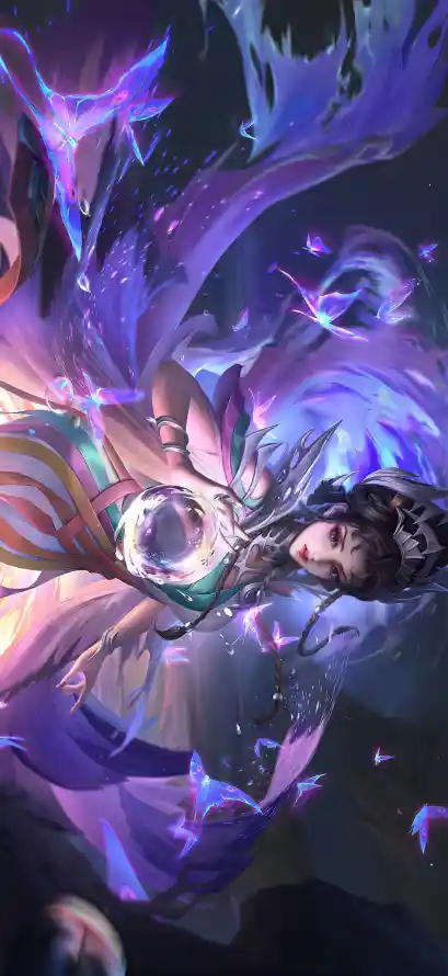 4k芈月壁纸 - 白晶晶 - 华丽服饰 - 游戏角色「哲风壁纸」