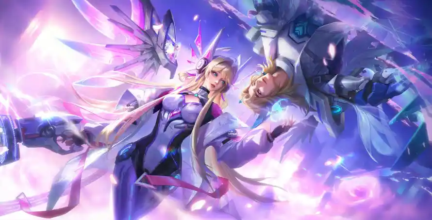 4k情侣壁纸 - 梦幻 - 紫粉 - 游戏插画「哲风壁纸」 4k情侣壁纸 - 梦幻 - 紫粉 - 游戏插画「哲风壁纸」
