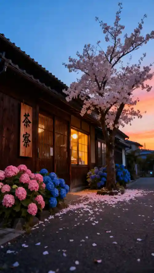4k花瓣壁纸 - 花簇 - 茶寮 - 黄昏「哲风壁纸」