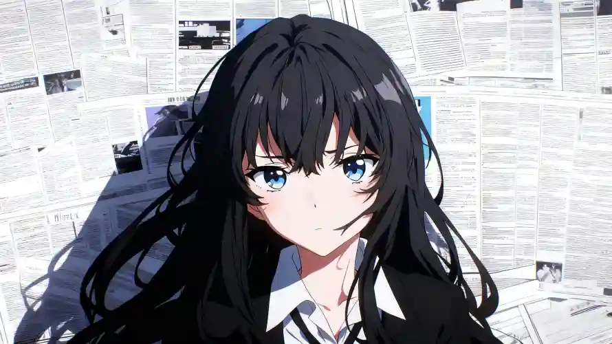 4k校服壁纸 - 蓝瞳 - 雪乃 - 二次元「哲风壁纸」