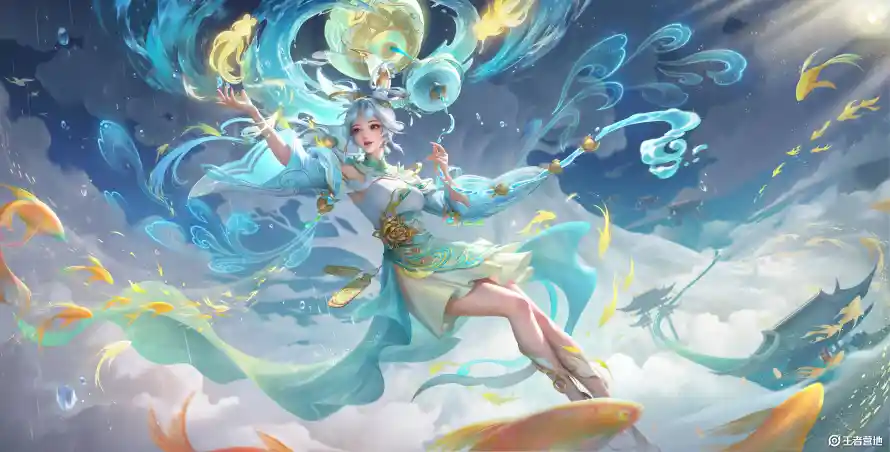 4k古风壁纸 - 鱼 - 蓝色 - 阿离「哲风壁纸」 4k古风壁纸 - 鱼 - 蓝色 - 阿离「哲风壁纸」