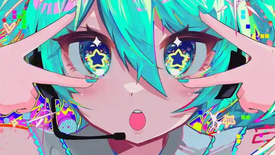 2k炫彩壁纸-星星眼与眼睛-动漫人物壁纸分享「哲风壁纸」