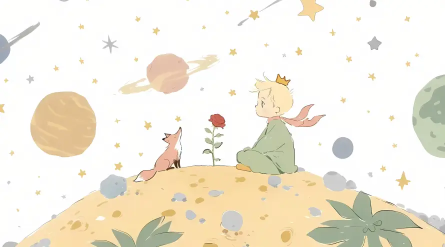 4k卡通壁纸 - 星星 - 星球 - 狐狸「哲风壁纸」 4k卡通壁纸 - 星星 - 星球 - 狐狸「哲风壁纸」