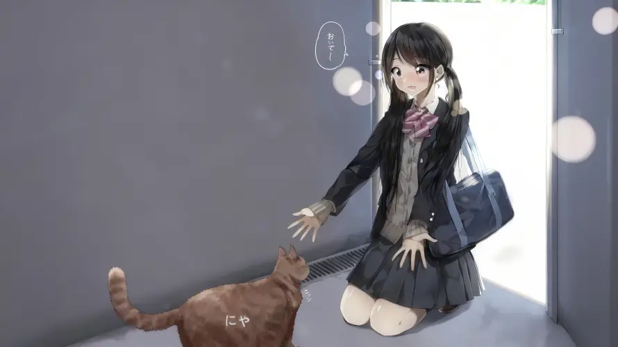 4kjk壁纸 - 互动 - 制服 - 动漫「哲风壁纸」
