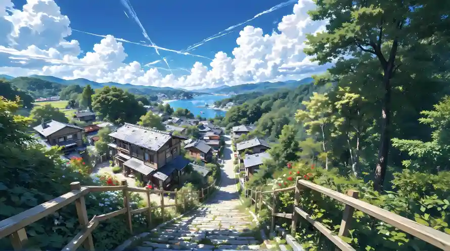 4k房屋壁纸 - 河流 - 绿树 - 蓝天「哲风壁纸」 4k房屋壁纸 - 河流 - 绿树 - 蓝天「哲风壁纸」