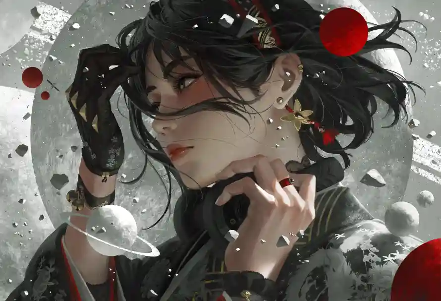 4k图画壁纸 - 插画 - 漫画 - 黑发「哲风壁纸」 4k图画壁纸 - 插画 - 漫画 - 黑发「哲风壁纸」