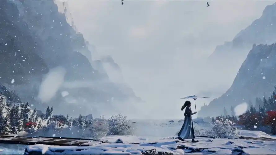 4k冬季壁纸 - 古风 - 山水 - 雪景「哲风壁纸」 4k冬季壁纸 - 古风 - 山水 - 雪景「哲风壁纸」