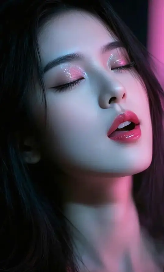 4k妆容壁纸 - 美女 - 迷人 - 闭眼「哲风壁纸」