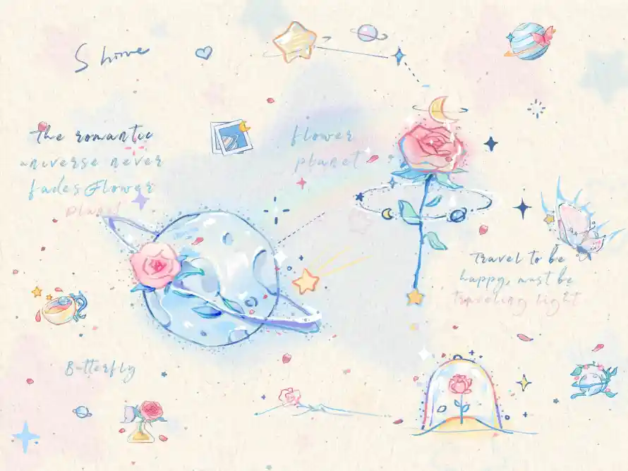 4k星球壁纸 - 梦幻 - 手绘风 - 童话风「哲风壁纸」 4k星球壁纸 - 梦幻 - 手绘风 - 童话风「哲风壁纸」