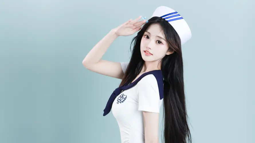 4k清纯壁纸 - 美女 - 职装 - 蓝白「哲风壁纸」 4k清纯壁纸 - 美女 - 职装 - 蓝白「哲风壁纸」