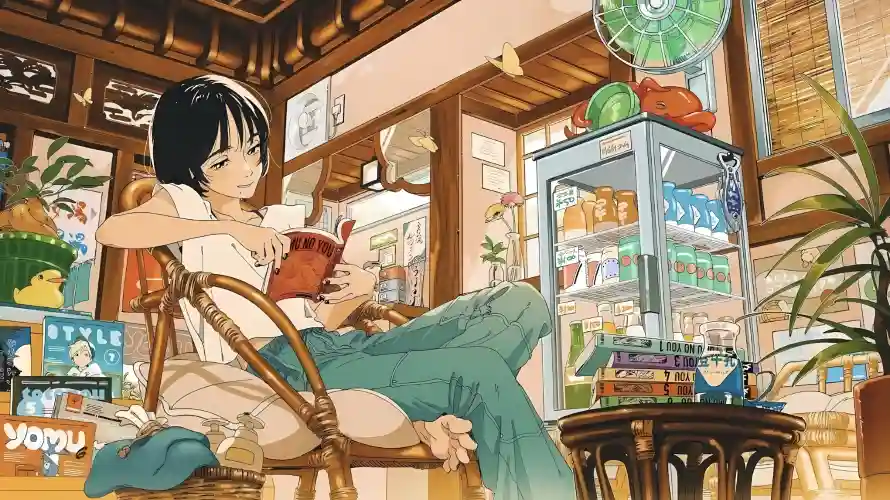 4k书店壁纸 - 休闲 - 动漫 - 女孩「哲风壁纸」 4k书店壁纸 - 休闲 - 动漫 - 女孩「哲风壁纸」