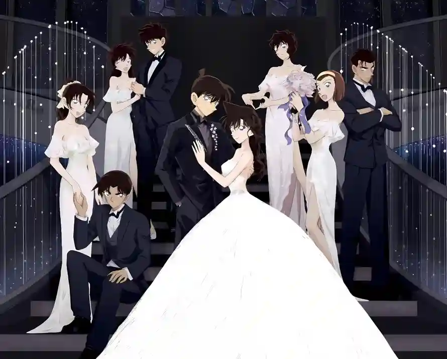 2k婚礼壁纸-婚纱照和礼服-工藤新一壁纸分享「哲风壁纸」