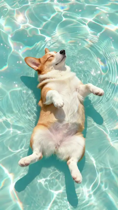 4k戏水壁纸 - 泳池 - 清凉 - 碧水「哲风壁纸」