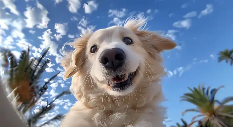 4k自拍壁纸 - 萌宠 - 金毛 - wallpaper「哲风壁纸」